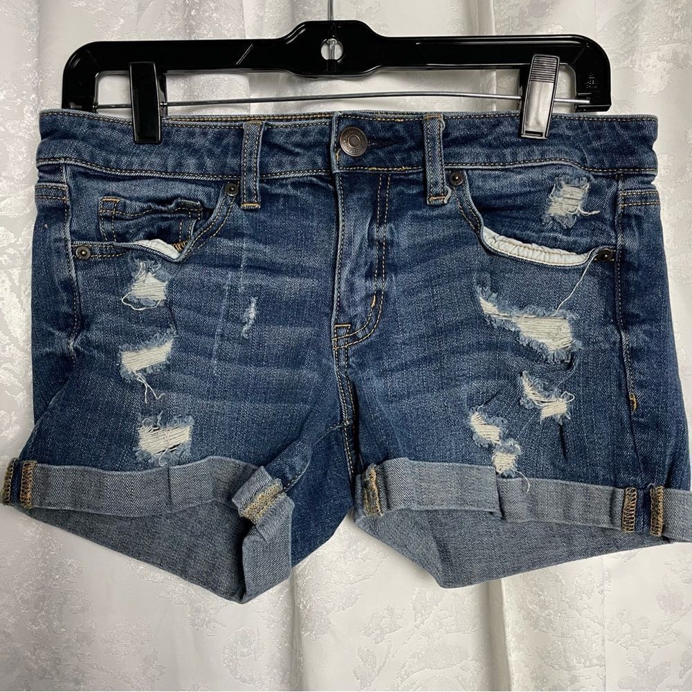 Aeropostale Denim Distressed Women's Shorts